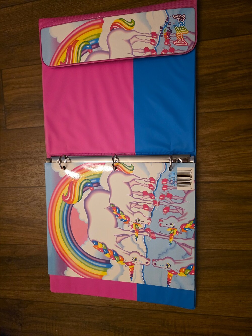 90s Lisa Frank Markie the Unicorn Trapper Keeper - Picture 11 of 13